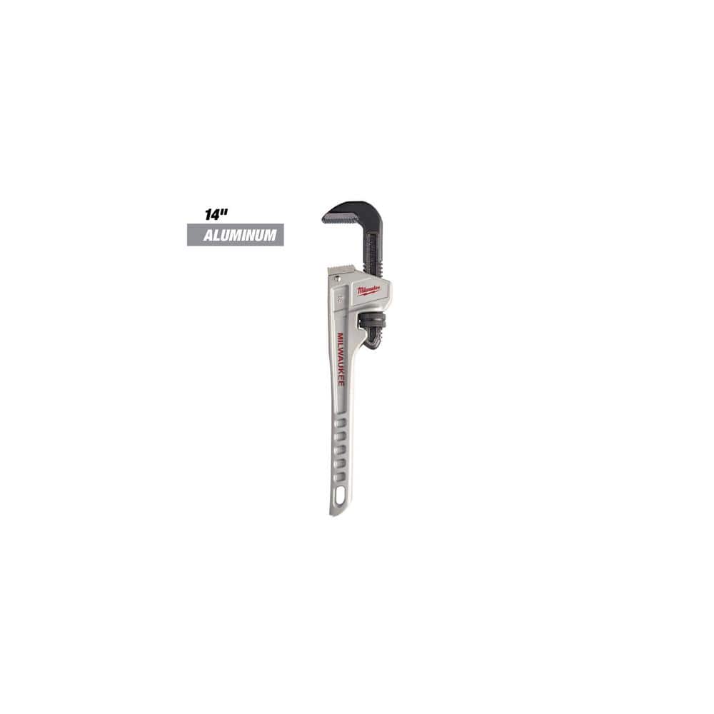 Milwaukee 14 in. and 24 in. Aluminum Pipe Wrench Set (2-Tool)