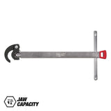 Milwaukee 1.25 in. Basin Wrench, Telescoping 10–17 in., Model 48-22-7001
