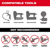 Milwaukee M18 FUEL 18-Volt Brushless 2 Gallon Compact Quiet Compressor + Performance Safety Glasses w/ Gasket (Tool-Only)