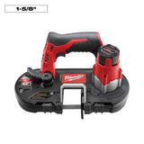 Milwaukee M12 12-Volt Lithium-Ion Cordless Sub-Compact Band Saw, 1-5/8 in. Capacity (Tool-Only)