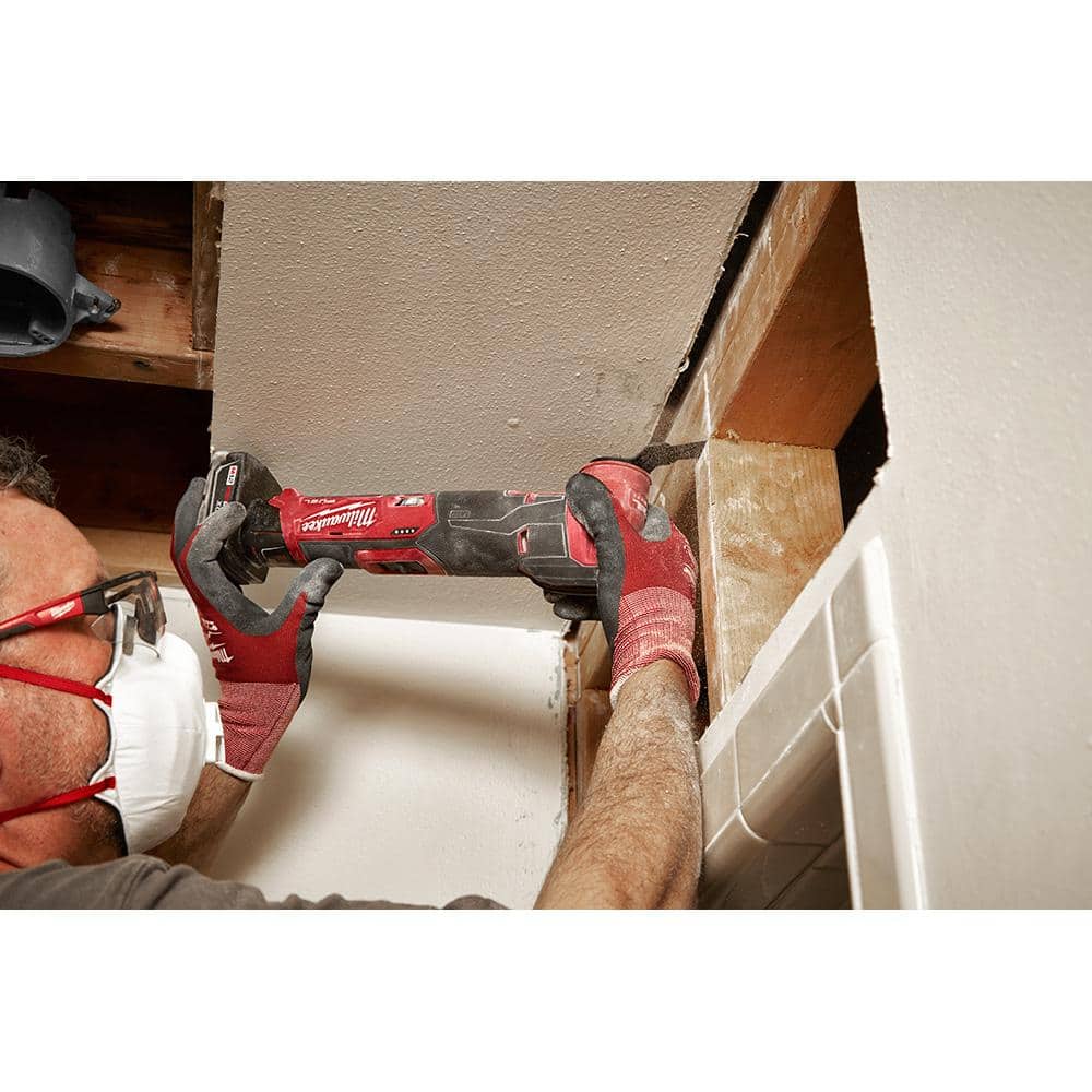 Milwaukee M12 FUEL 12-Volt Lithium-Ion Cordless Compact Band Saw + M12 FUEL Oscillating Multi-Tool + M12 FUEL 3 in. Cut-Off Saw (Tool-Only)