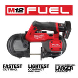 Milwaukee M12 FUEL 12V Lithium-Ion Cordless Compact Band Saw XC Kit with M12 12V Lithium-Ion Cordless Rotary Tool