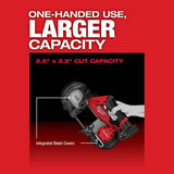 Milwaukee M12 FUEL 12V Lithium-Ion Cordless Compact Band Saw XC Kit with 4.0Ah Battery, Charger & Bag (Model 2529-21XC)