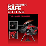 Milwaukee M18 FUEL 18-Volt Brushless Cordless Deep Cut Dual-Trigger Band Saw, 5" x 5" Capacity (Tool-Only)