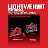 Milwaukee M18 FUEL 18-Volt Lithium-Ion Brushless Cordless Compact Band Saw Kit with 8.0Ah Starter Pack, 3-1/4 in. x 3-1/4 in. Capacity