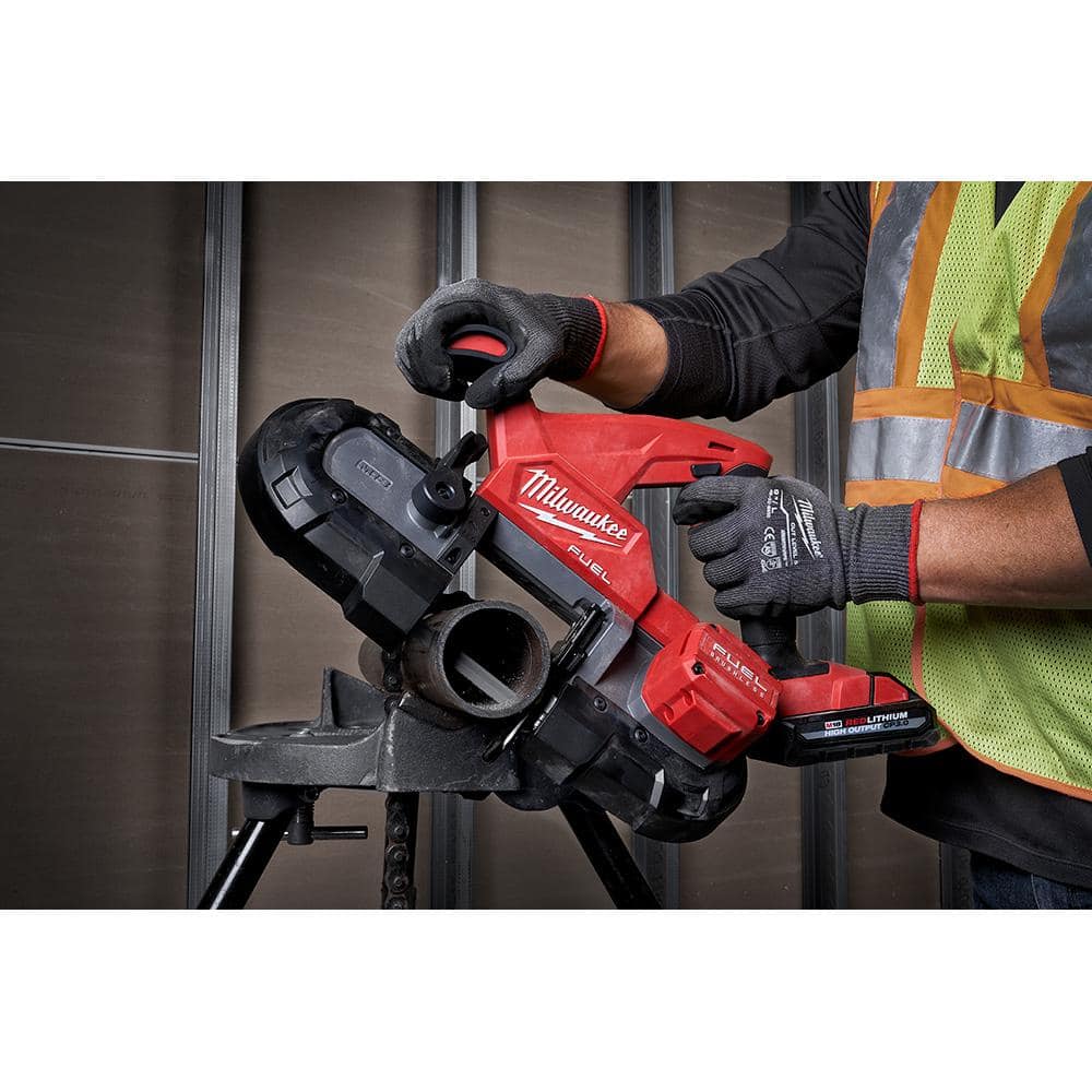 Milwaukee M18 FUEL 18-Volt Lithium-Ion Brushless Cordless Compact Bandsaw Kit with FUEL 1/4 in. Hex Impact Driver