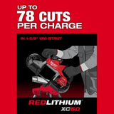 Milwaukee M18 FUEL 18-Volt Brushless Deep Cut Cordless Band Saw Kit with (2) 5.0Ah Batteries, Charger & Hard Case, 5 in. x 5 in. Capacity