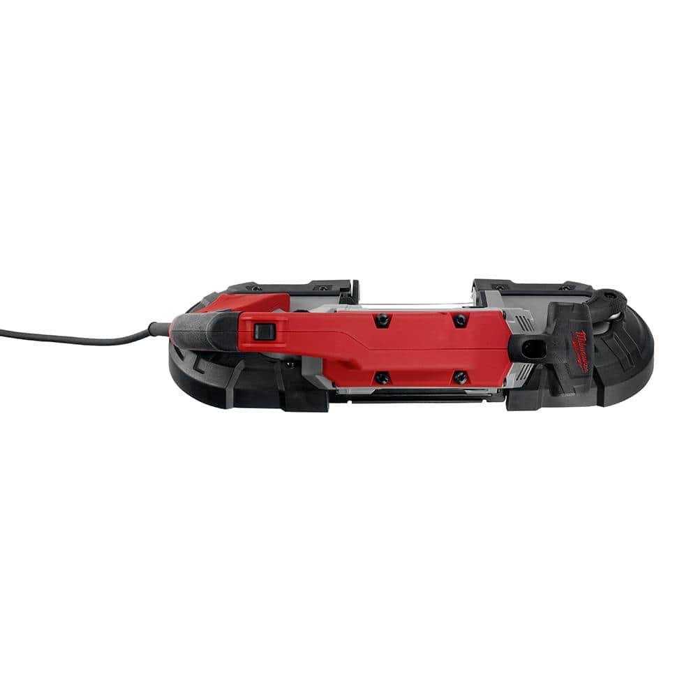 Milwaukee 11 Amp Deep Cut AC/DC Portable Band Saw with Case, 5 in. Capacity