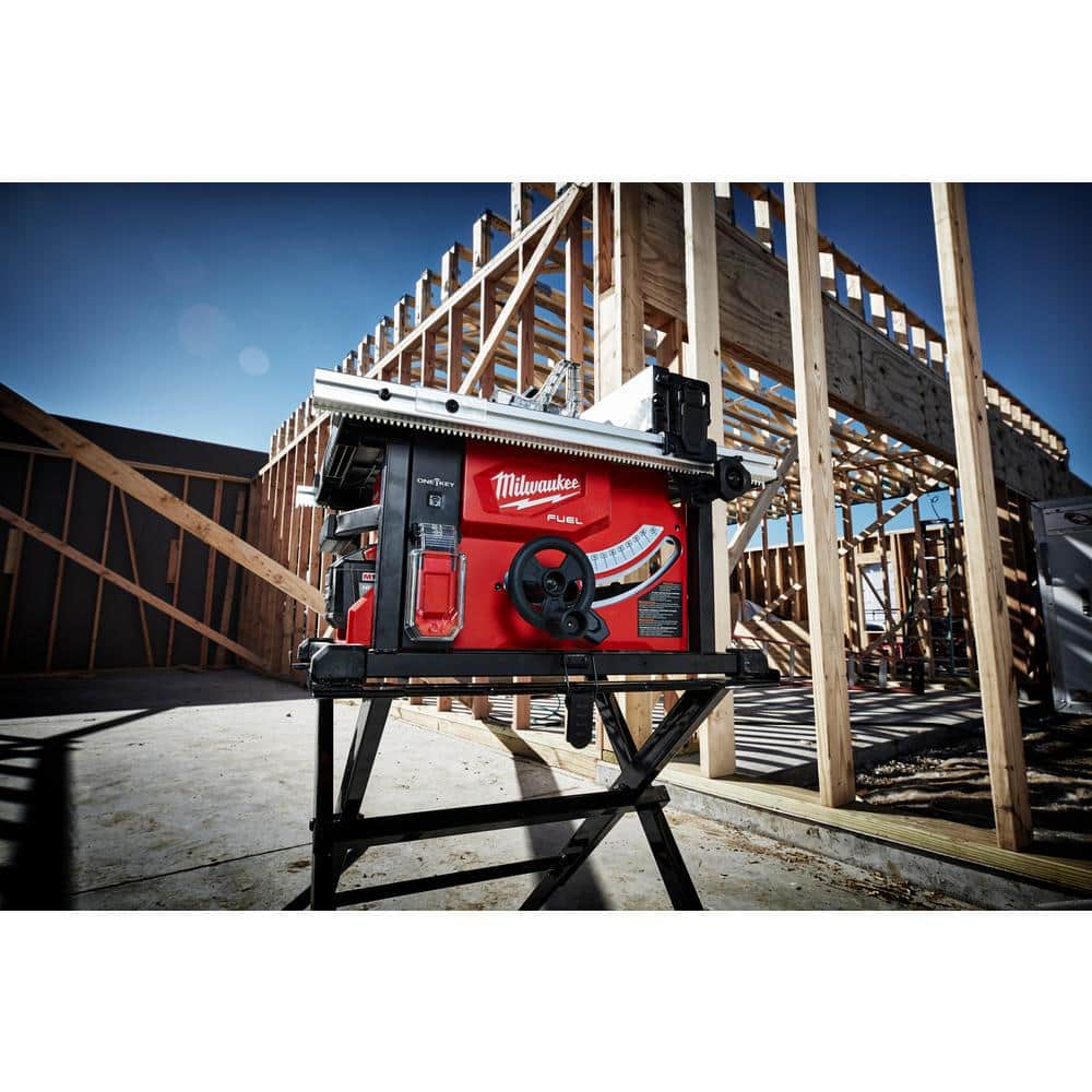 Milwaukee M18 FUEL ONE-KEY 18V Brushless Cordless 8-1/4 in. Table Saw with Folding Stand (Tool Only)