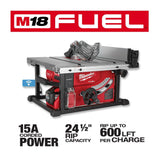 Milwaukee M18 FUEL ONE-KEY 18V Brushless Cordless 8-1/4 in. Table Saw (Tool-Only)
