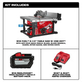 Milwaukee M18 FUEL ONE-KEY 18V Brushless Cordless 8-1/4 in. Table Saw (Tool-Only)