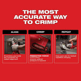 Milwaukee M18 18-Volt FORCE LOGIC 600 MCM Cordless Crimper Kit with 750 MCM Cu/1000 MCM Al Cable Cutting Jaw