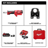 Milwaukee M18 18-Volt FORCE LOGIC 600 MCM Cordless Crimper Kit with 750 MCM Cu/1000 MCM Al Cable Cutting Jaw