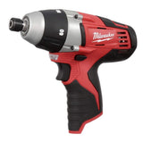 Milwaukee M12 12-Volt Lithium-Ion Cordless 1/4 in. No-Hub Coupling Driver, Tool-Only (Model 2455-20)