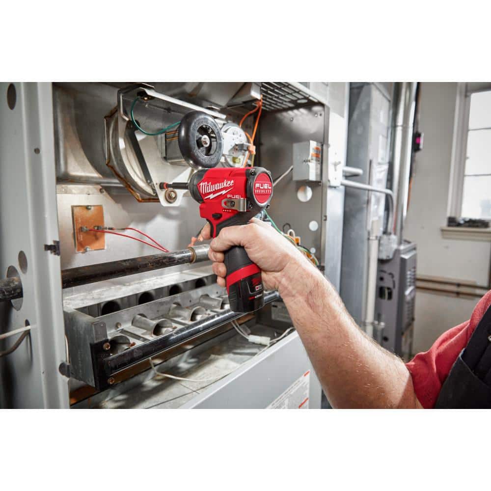 Milwaukee M12 FUEL 12-Volt Lithium-Ion Brushless Cordless 1/2 in. Drill Driver Kit with M12 Rotary Tool