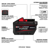 Milwaukee M18 18V Lithium-Ion REDLITHIUM FORGE HD12.0 Ah Battery Pack (48-11-1813)