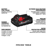 Milwaukee M18 18-Volt Lithium-Ion High Output CP 3.0Ah Battery Pack (6-Pack)