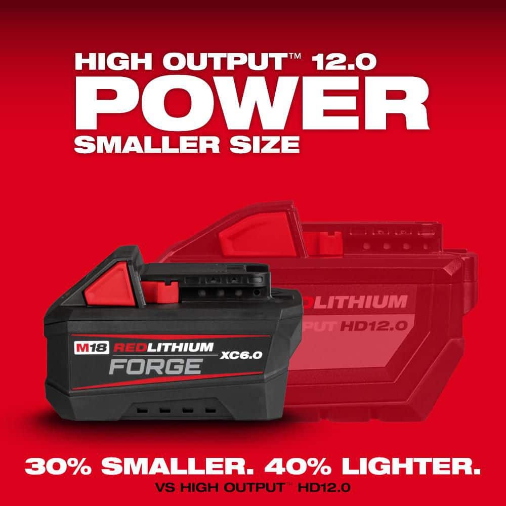 Milwaukee M18 18V Lithium-Ion REDLITHIUM FORGE XC6.0 Battery Pack (8-Pack)