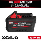 Milwaukee M18 18V Lithium-Ion REDLITHIUM FORGE XC6.0 Battery Pack (6-Pack)