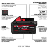 Milwaukee M18 18V Lithium-Ion REDLITHIUM FORGE XC 8.0 Ah Battery Pack