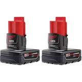 Milwaukee M12 12-Volt REDLITHIUM XC 3.0Ah Battery Pack (4-Pack)