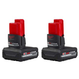 Milwaukee M12 12-Volt REDLITHIUM High Output XC5.0 Battery Pack (5.0Ah) – 3-Pack