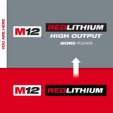 Milwaukee M12 12-Volt REDLITHIUM High Output XC5.0 Battery Pack (5.0Ah)