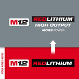 Milwaukee M12 12-Volt REDLITHIUM Extended Capacity Battery Pack Combo with XC 6.0Ah and CP 3.0Ah Batteries