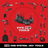 Milwaukee M12 12-Volt REDLITHIUM XC6.0 Extended Capacity Battery Pack, 6.0Ah