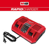 Milwaukee M18 18-Volt Lithium-Ion Dual Bay Simultaneous Rapid Battery Charger, 48-59-1802