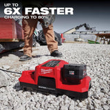 Milwaukee M18 18V Dual Bay Simultaneous Super Charger with 4-Point Mounting