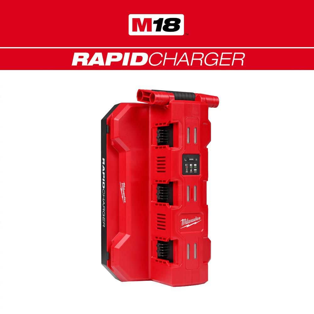Milwaukee M18 PACKOUT 6‑Port Daisy Chain Rapid Charger, 48-59-1817