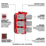 Milwaukee M18 PACKOUT 6‑Port Daisy Chain Rapid Charger, 48-59-1817