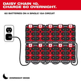 Milwaukee M18 PACKOUT 6‑Port Daisy Chain Rapid Charger, 48-59-1817