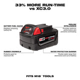 Milwaukee M12/M18 12/18V Lithium‑Ion Cordless 3/8 in. Ratchet & 1/2 in. Impact Wrench Combo Kit w/ Socket Set (17‑Piece)