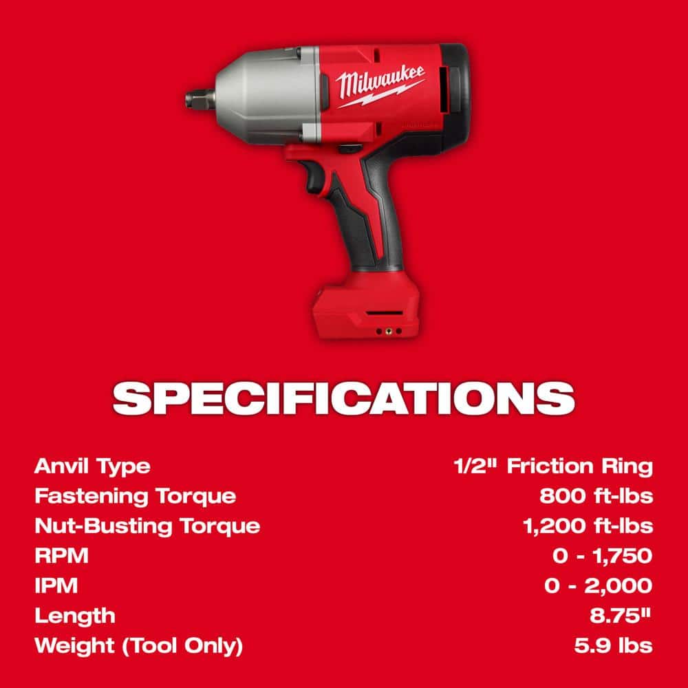 Milwaukee M12/M18 12/18V Lithium‑Ion Cordless 3/8 in. Ratchet & 1/2 in. Impact Wrench Combo Kit w/ Socket Set (17‑Piece)