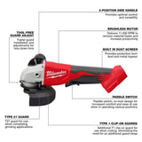 Milwaukee M18 18-Volt Lithium-Ion Cordless 7-Tool Combo Kit with 2 Batteries, Charger, Tool Bag + 15-Piece Drill Bit Set (2695-27SH-48-89-4670)