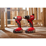 Milwaukee M18 18V Lithium-Ion Brushless Cordless Compact Drill/Impact Combo Kit (2-Tool) with Sawzall Reciprocating Saw, Circular Saw & Multi-Tool