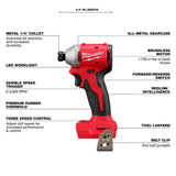 Milwaukee M18 18-Volt Lithium-Ion Brushless Cordless Compact Hammer Drill/Impact 2-Tool Combo Kit with 2 Batteries and M18 FUEL Jig Saw