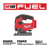 Milwaukee M18 18-Volt Lithium-Ion Brushless Cordless Compact Hammer Drill/Impact 2-Tool Combo Kit with 2 Batteries and M18 FUEL Jig Saw
