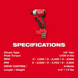 Milwaukee M18 18-Volt Brushless Cordless Compact Hammer Drill & 3-Speed Impact Driver Combo Kit with (2) Batteries, Charger & Bag (3693-22CX) + M18 6-1/2 in. Circular Saw (2630-20)
