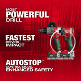Milwaukee M18 FUEL 18V Li‑Ion Brushless Cordless Hammer Drill & Impact Driver Combo Kit (2‑Tool) with HACKZALL Reciprocating Saw
