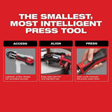 Milwaukee M12 12-Volt Lithium-Ion FORCE LOGIC Cordless Press Tool Kit with Jaws and M12 Sub-Compact Band Saw