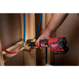 Milwaukee M18 18-Volt Cordless Short Throw Press Tool Kit with (3) Viega PureFlow Jaws + Free M18 FUEL HACKZALL