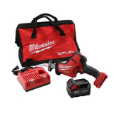 Milwaukee M18 18-Volt Cordless Short Throw PEX Press Tool Kit w/ Viega PureFlow Jaws + Free M18 FUEL HACKZALL Saw Kit