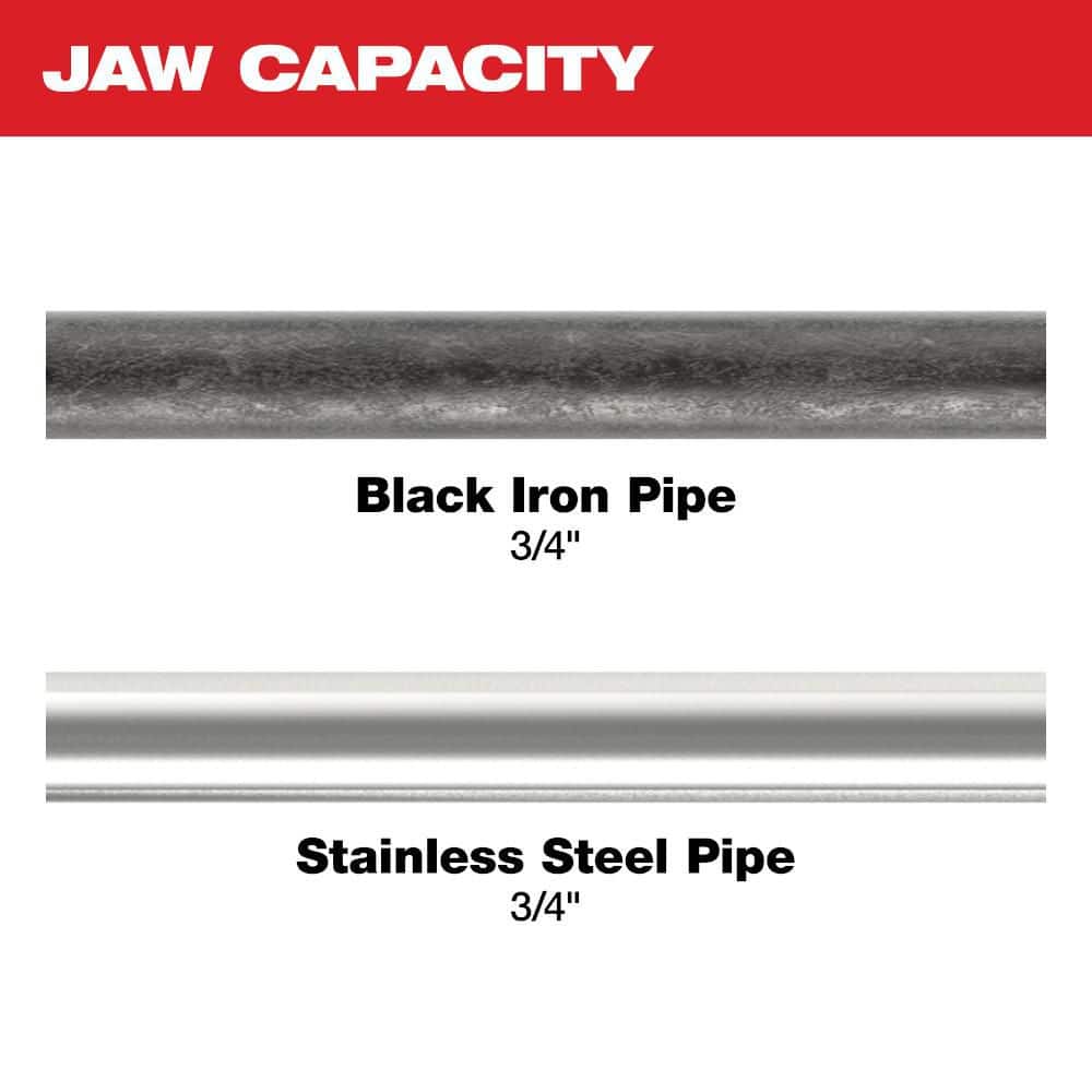 Milwaukee 3/4 in. IPS Press Tool Jaw for M12 FORCE LOGIC Press Tool (Model 49-16-2451B)