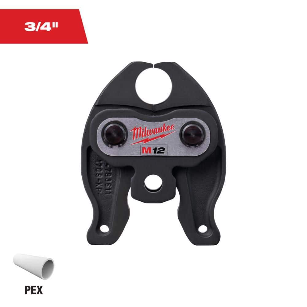 Milwaukee 3/4 in. PEX Crimp Jaw for M12 FORCE LOGIC Press Tool (F1807/F2159 Compatible)