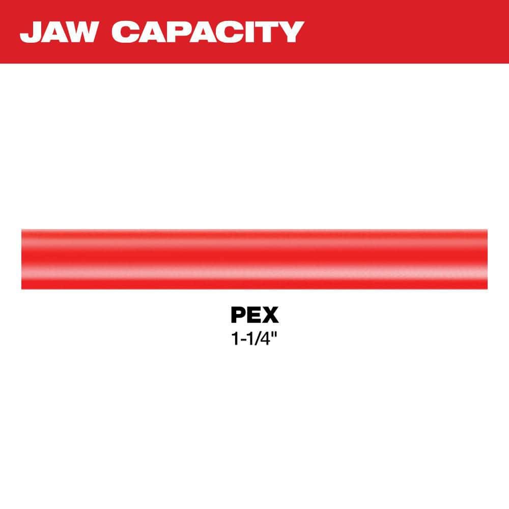Milwaukee 1-1/4 in. PEX Crimp (F1807) Jaw for M18 FORCE LOGIC Press Tools