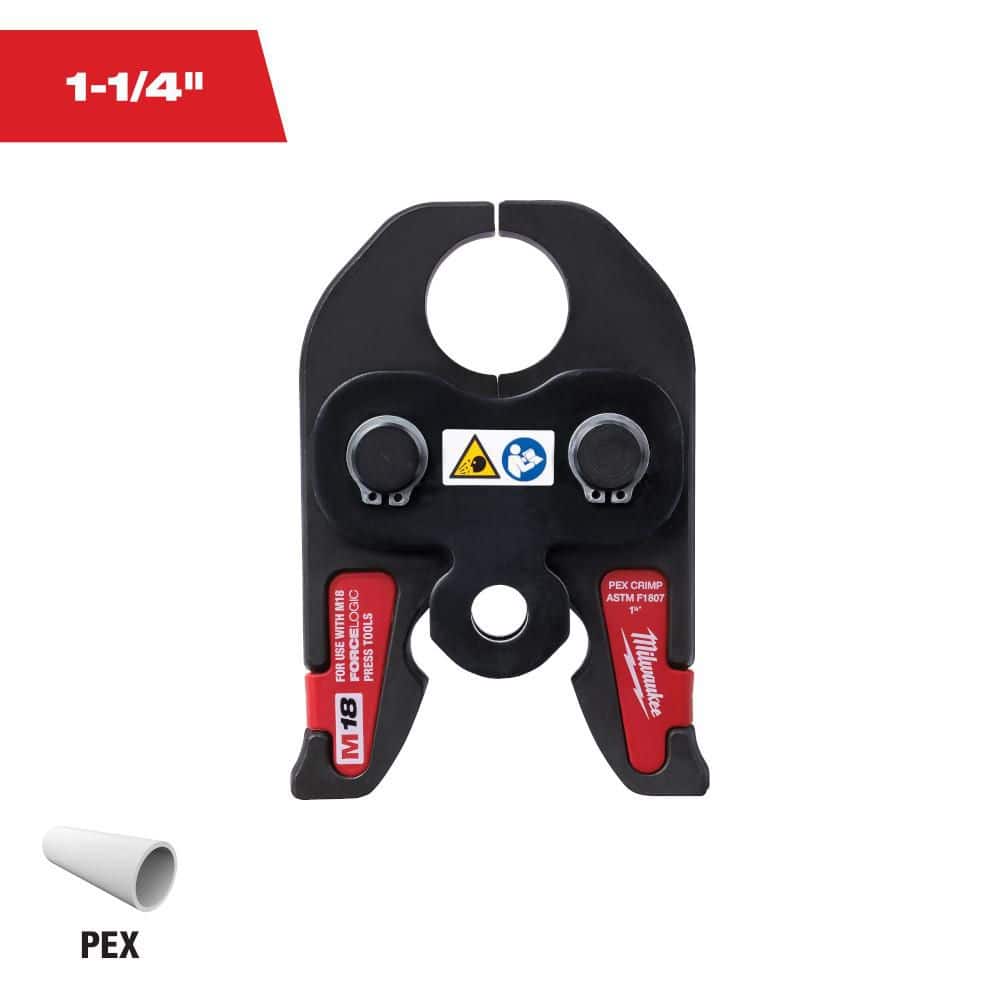 Milwaukee 1-1/4 in. PEX Crimp (F1807) Jaw for M18 FORCE LOGIC Press Tools