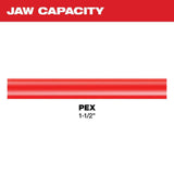 Milwaukee 1/2 in. PEX Crimp Jaw (F1807 & F2159) for M18 FORCE LOGIC Press Tools
